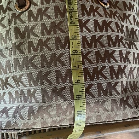 Michael Kors Brown and Tan Signature Large Tote - Picture 14 of 14